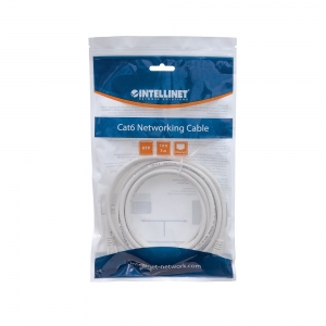 Patch Cord Cat6 Utp 0,5m Biały 100% Miedź